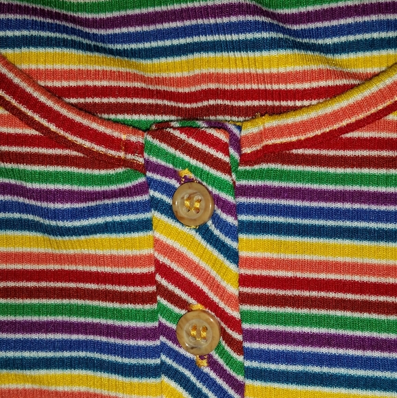 Rainbow cropped Tee - Picture 2 of 2